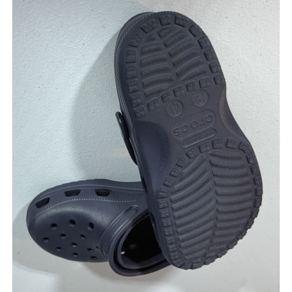 Crocs Classic Clog Cobalt Blue Unisex Slip On Sandals Mens Size 2‎ Womens Size 4 - Picture 5 of 7